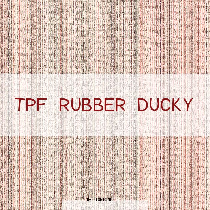TPF Rubber Ducky example